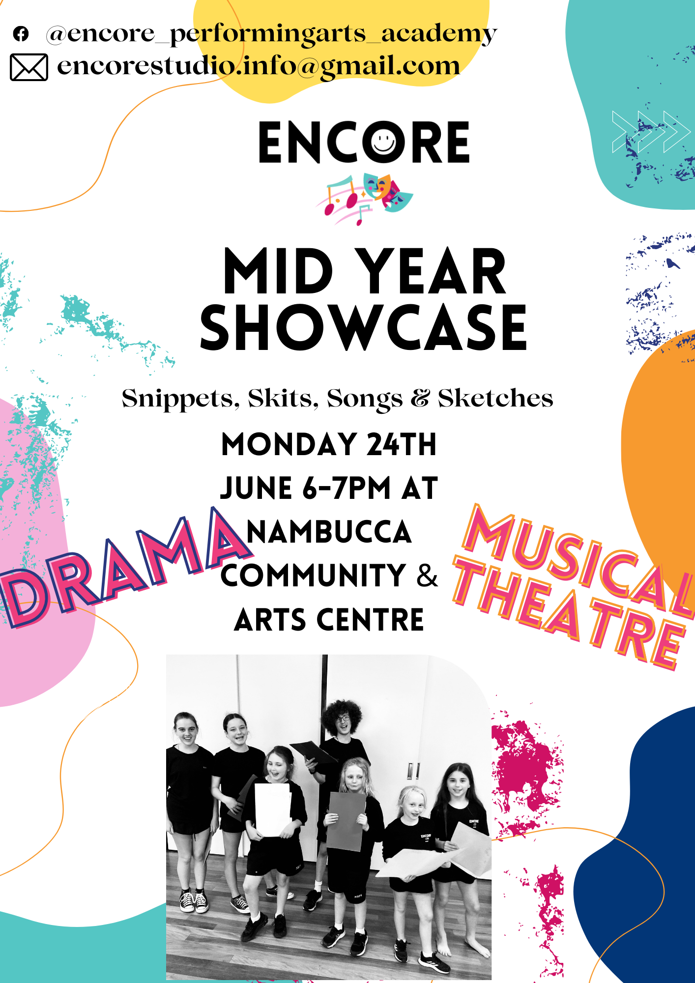 Encore Academy presents mid year showcase at Nambucca Community & Arts Centre